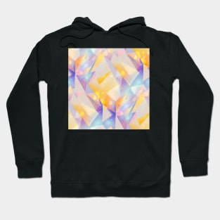 seamless Geometric pattern of crystals Hoodie